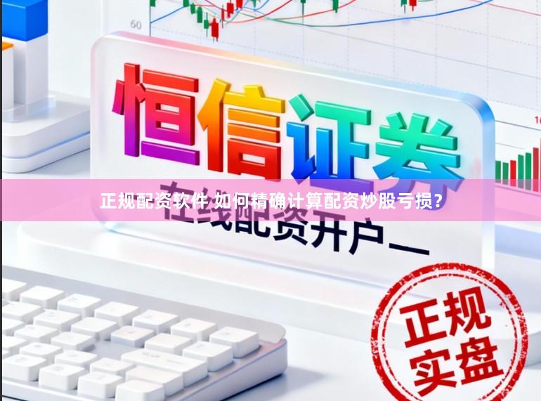 正规配资软件 如何精确计算配资炒股亏损？
