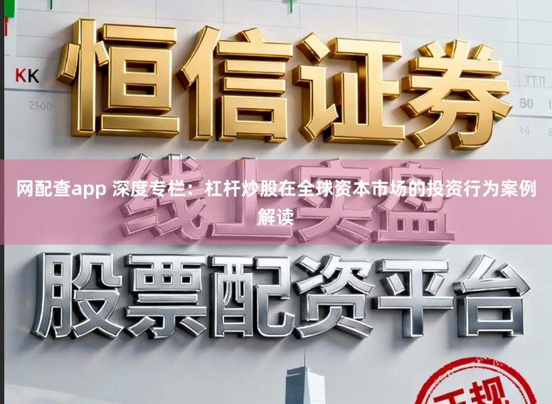 网配查app 深度专栏：杠杆炒股在全球资本市场的投资行为案例解读